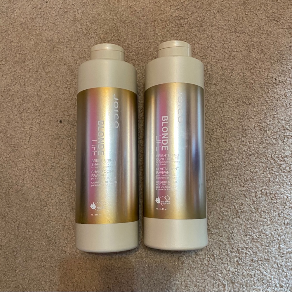 JOICO blonde life shampoo and conditioner litres